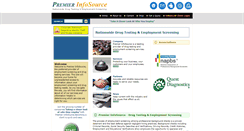 Desktop Screenshot of premierinfosource.com