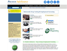 Tablet Screenshot of premierinfosource.com